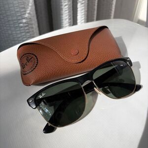 Ray-ban Women's Black and Brown Sunglasses